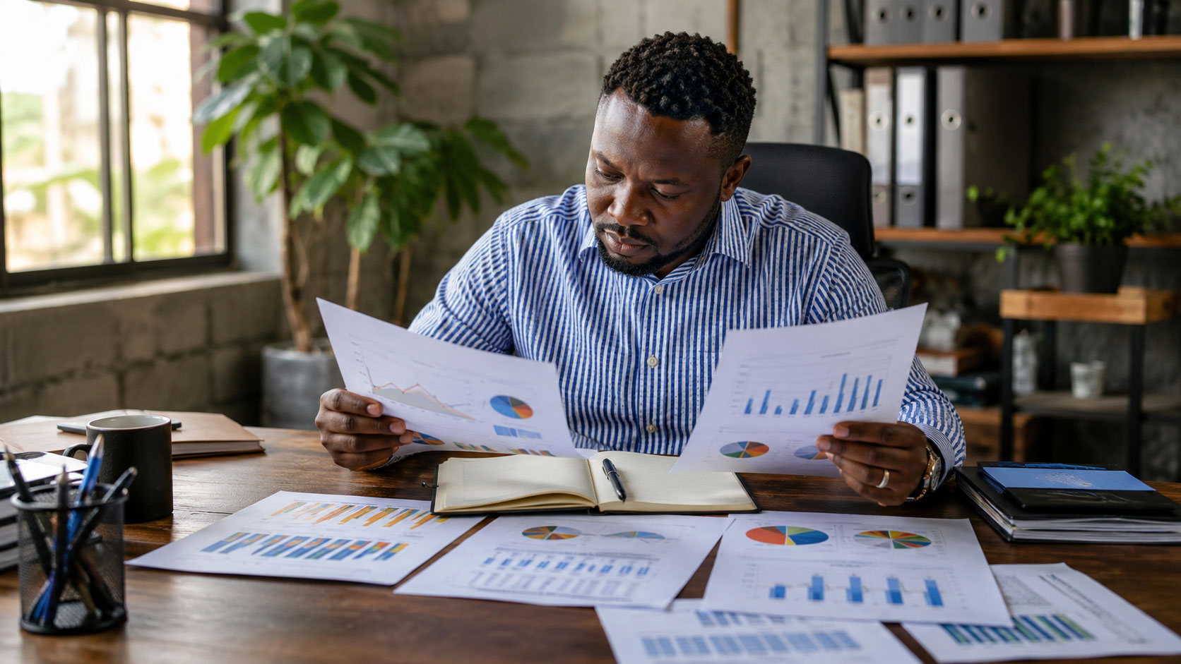 Custom date filter on a business reporting dashboard
