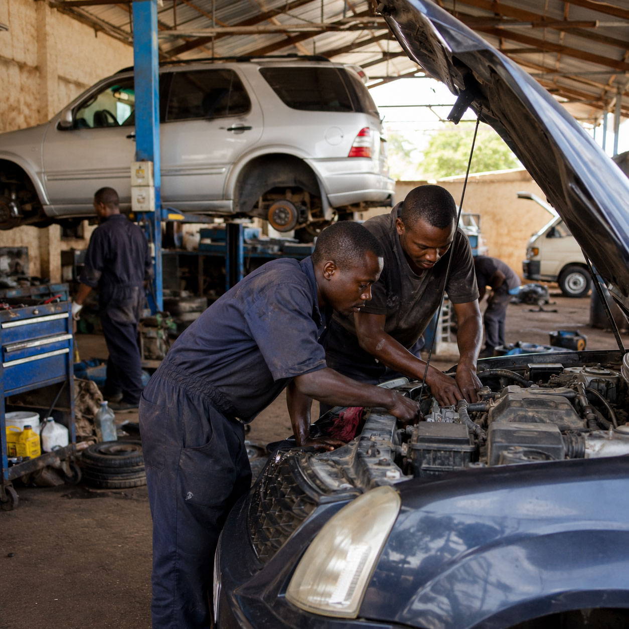 Auto Garage and Repair Workshops